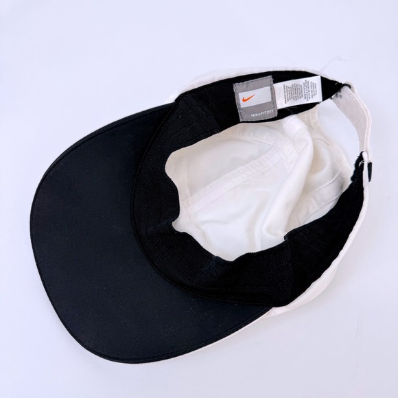 Vintage Y2k Nike FIT DRY Women Hat Tailwind White Running Mesh Cap Center Swoosh main image 4